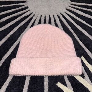 La Hearts Soft Pink Knit Hat